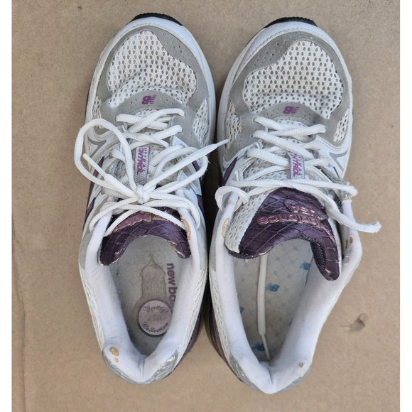 New Balance 1540 Made in USA Women's 10 Running Shoes - White & Purple - Picture 10 of 13